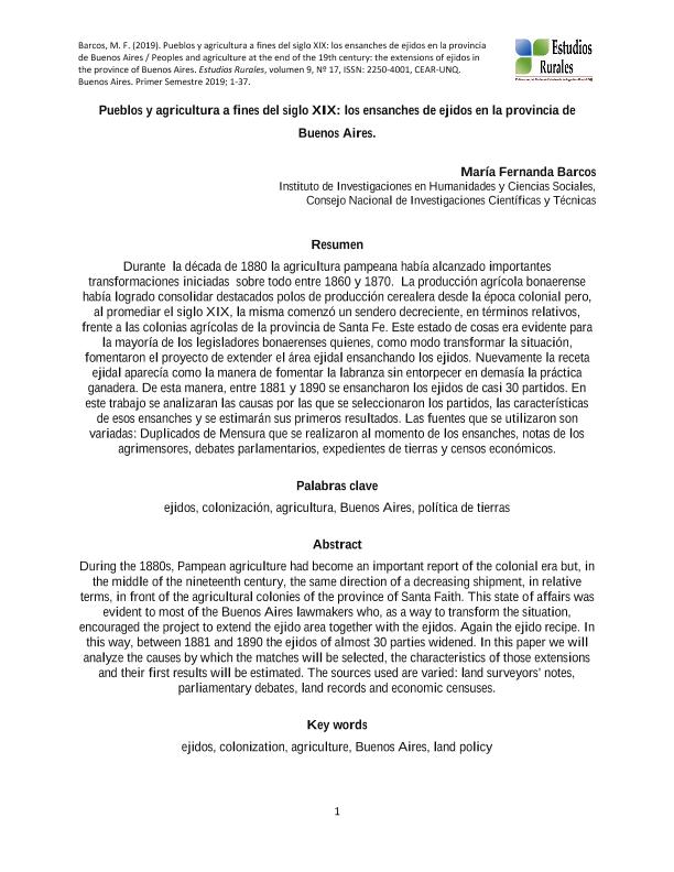 PDF) Costureras y cigarreras en los pueblos de Buenos Aires. Una  aproximación a las mujeres trabajadoras de los talleres y fábricas de las  zonas rurales, 1869–1895