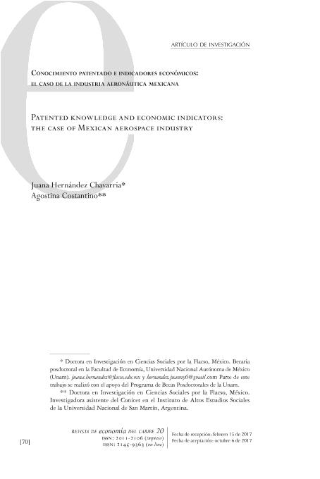 Conocimiento patentado e indicadores econ micos el caso de la